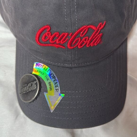 Coca Cola Dad Cap With Bottle Opener. NWT. - Picture 5 of 13